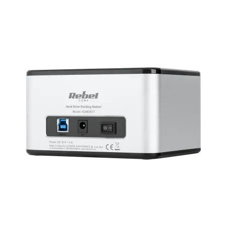 Stacja dokująca dysków HDD/ SSD USB 3.0 aluminiowa Rebel