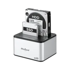 Stacja dokująca dysków HDD/ SSD USB 3.0 aluminiowa Rebel