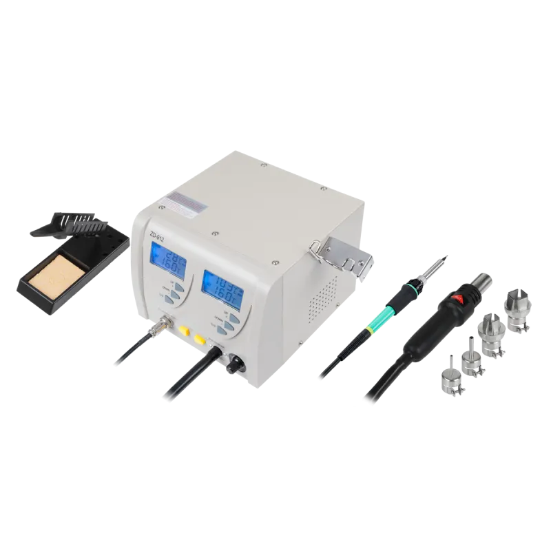 Stacja lutownicza SMD (gorące powietrze + lutownica kolbowa)