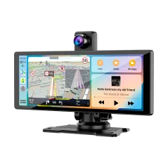 Stacja multimedialna 10" Android Auto Apple Carplay z DVR i kamerą cofania Kruger&Matz