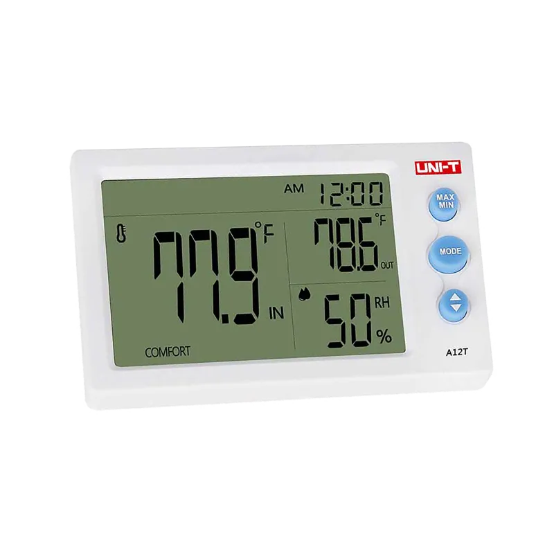Stacja pogodowa (miernik temperatury + czujnik na zewnątrz) Uni-T A12T