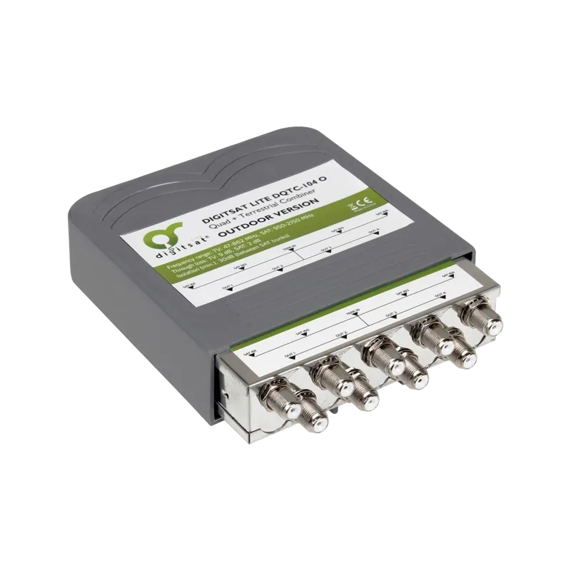 Sumator RTV/SAT x4 DIGITSAT DQTC-104 zew