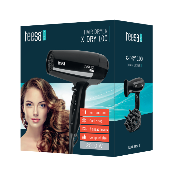 Suszarka do włosów X-DRY 100 2000W Suszarka do włosów X-DRY 100 2000W
