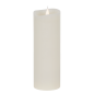 Świeca woskowa LED duża ivory
