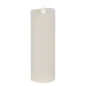Świeca woskowa LED duża ivory