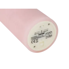 Świeca woskowa LED mała rustic pink