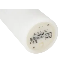 Świeca woskowa LED mała rustic white