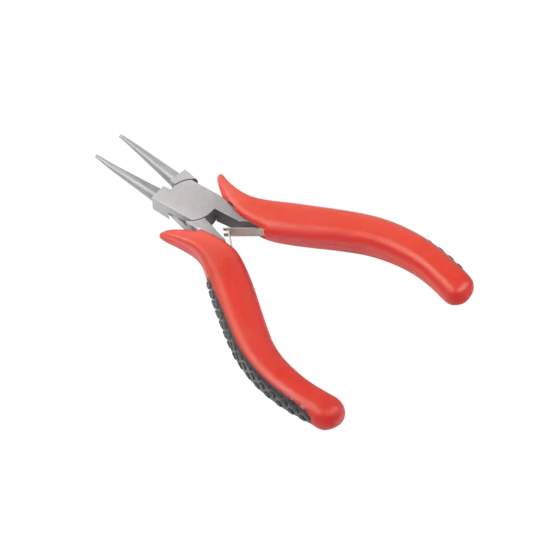 Szczypce mini 120mm okrągłe SILVER SV42307