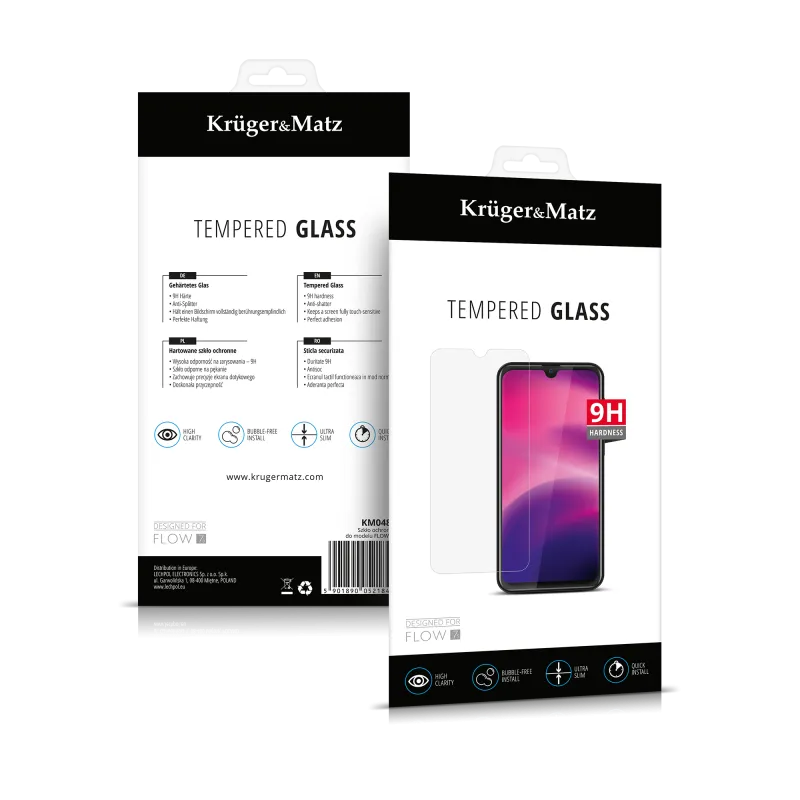 Szkło ochronne Kruger&Matz do modelu FLOW 7 Szkło ochronne Kruger&Matz do modelu FLOW 7