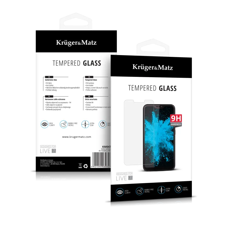 Szkło ochronne Kruger&Matz do modelu LIVE 7S Szkło ochronne Kruger&Matz do modelu LIVE 7S