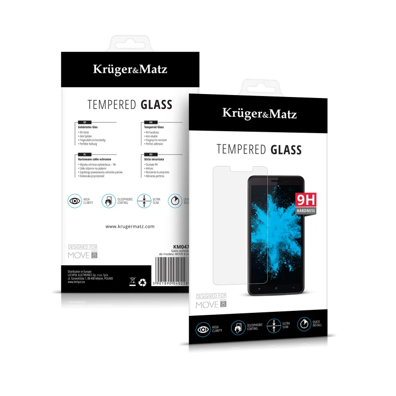 Szkło ochronne Kruger&Matz do modelu MOVE 8 mini Szkło ochronne Kruger&Matz do modelu MOVE 8 mini