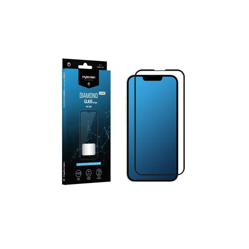 Szkło ochronne MyScreen DIAMOND GLASS LITE edge FULL GLUE czarne Apple iPhone 13 Mini 5.4" Szkło ochronne MyScreen DIAMOND GLASS LITE edge FULL GLUE czarne Apple iPhone 13 Mini 5.4"