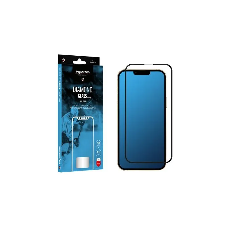 Szkło ochronne MyScreen DIAMOND GLASS LITE edge FULL GLUE czarne Apple iPhone 13/13 Pro 6.1" Szkło ochronne MyScreen DIAMOND GLASS LITE edge FULL GLUE czarne Apple iPhone 13/13 Pro 6.1"