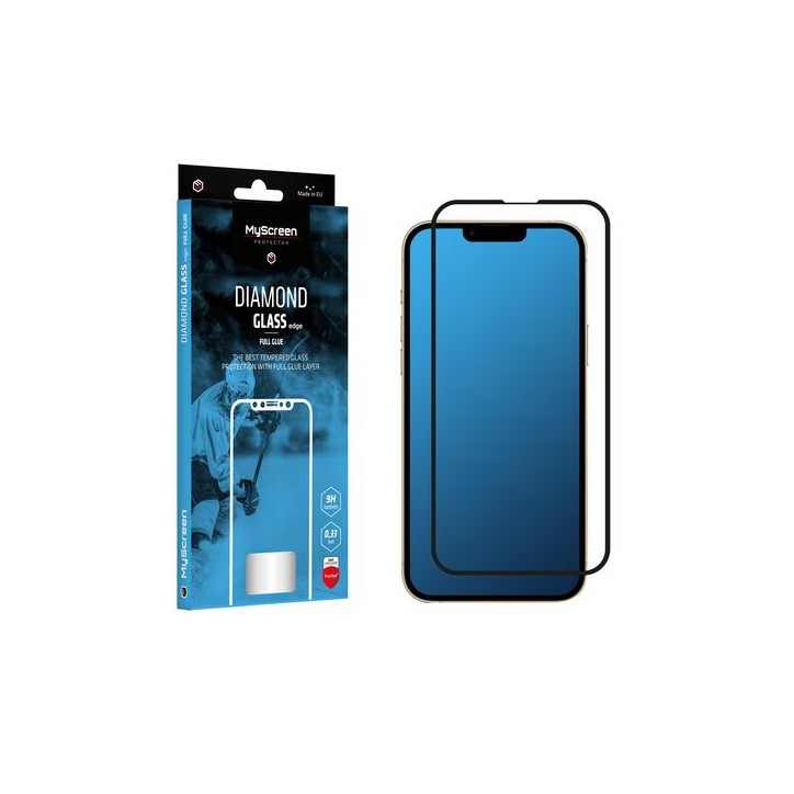 Szkło ochronne MyScreen DIAMOND GLASS LITE edge FULL GLUE czarne Apple iPhone 13/13 Pro 6.1" Szkło ochronne MyScreen DIAMOND GLASS LITE edge FULL GLUE czarne Apple iPhone 13/13 Pro 6.1"