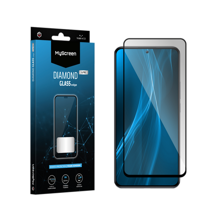 Szkło ochronne MyScreen DIAMOND GLASS LITE edge FULL GLUE czarne Samsung Galaxy S22+/S23+ Szkło ochronne MyScreen DIAMOND GLASS LITE edge FULL GLUE czarne Samsung Galaxy S22+/S23+