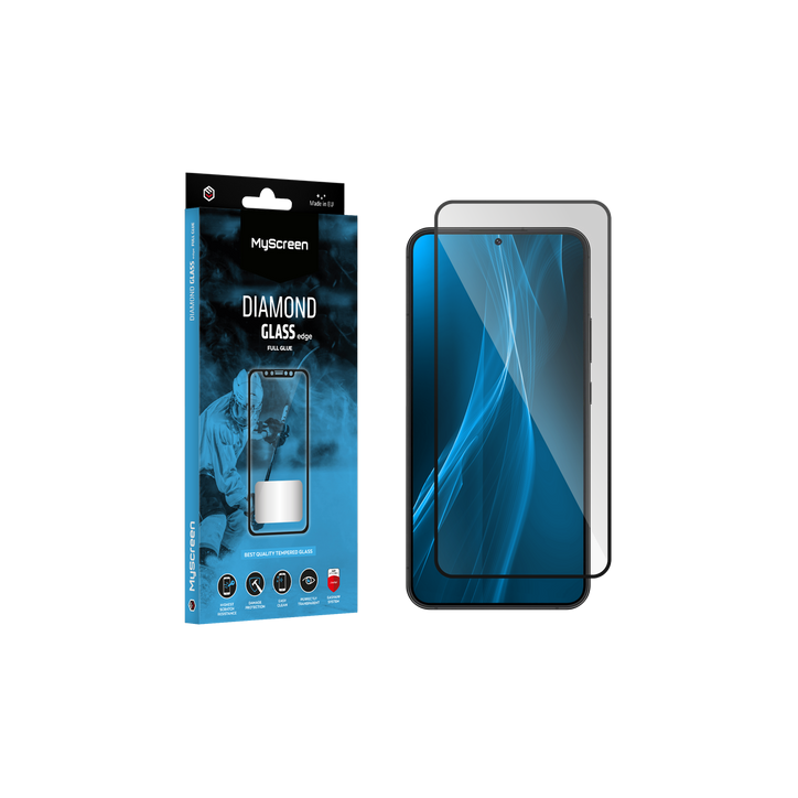 Szkło ochronne MyScreen DIAMOND GLASS LITE edge FULL GLUE czarne Samsung Galaxy S22/S23 Szkło ochronne MyScreen DIAMOND GLASS LITE edge FULL GLUE czarne Samsung Galaxy S22/S23