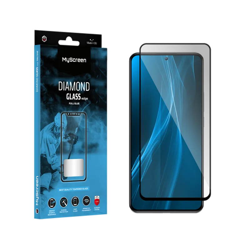 Szkło ochronne MyScreen DIAMOND GLASS LITE edge FULL GLUE czarne Samsung Galaxy S23 FE Szkło ochronne MyScreen DIAMOND GLASS LITE edge FULL GLUE czarne Samsung Galaxy S23 FE