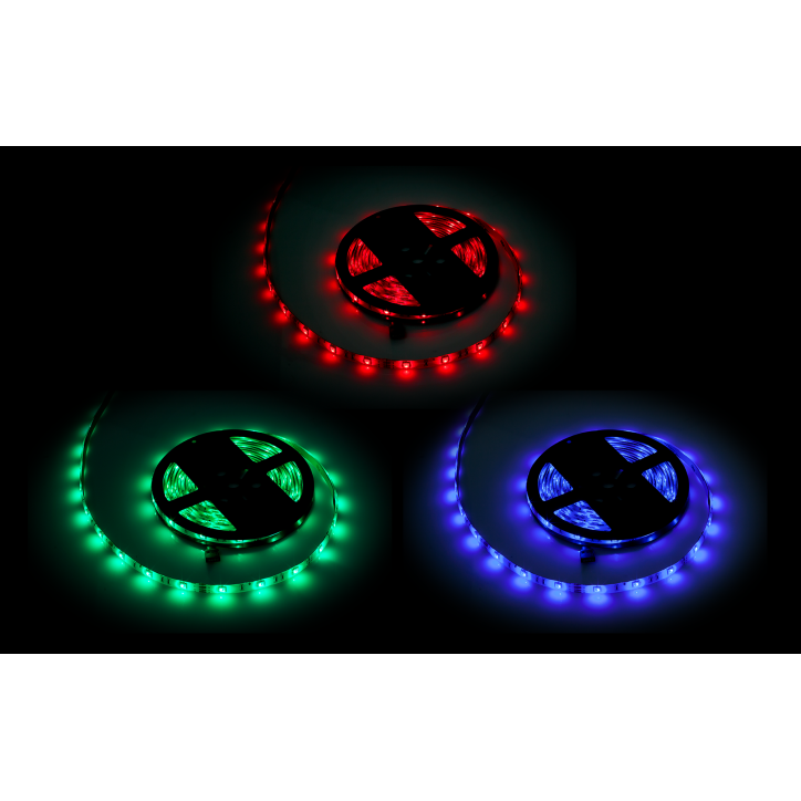 Sznur diodowy 5m Rebel RGB(150x5050 SMD), wodoodporny -- białe PCB Sznur diodowy 5m Rebel RGB(150x5050 SMD), wodoodporny -- białe PCB