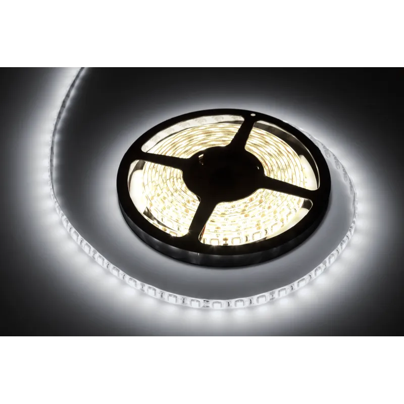 Sznur diodowy 5m zimny biały wodoodporny (300x5050SMD)- białe PCB Sznur diodowy 5m zimny biały wodoodporny (300x5050SMD)- białe PCB