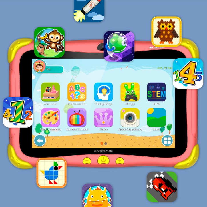 Tablet Kruger&Matz FUN 808 red Tablet Kruger&Matz FUN 808 red