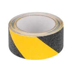 Taśma antypoślizgowa REBEL (0,75 mm x 50 mm x 5 m) czarno-żółta