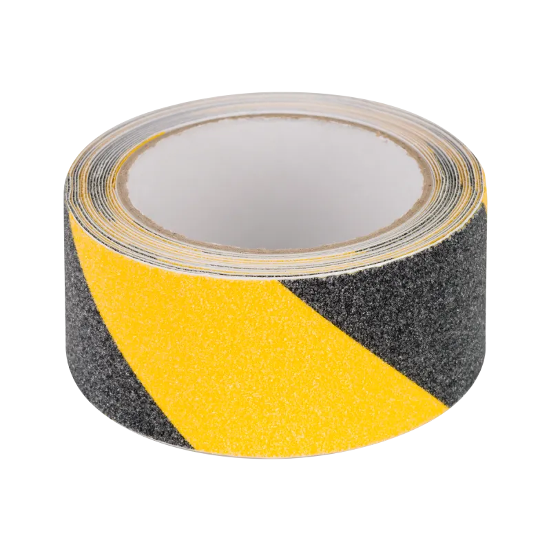 Taśma antypoślizgowa REBEL (0,75 mm x 50 mm x 5 m) czarno-żółta Taśma antypoślizgowa REBEL (0,75 mm x 50 mm x 5 m) czarno-żółta