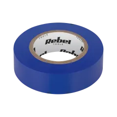 Taśma izolacyjna klejąca REBEL (0,13 mm x 19 mm x 10 yd) niebieska