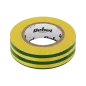 Taśma izolacyjna klejąca REBEL (0,13 mm x 19 mm x 10 yd) żółto-zielona