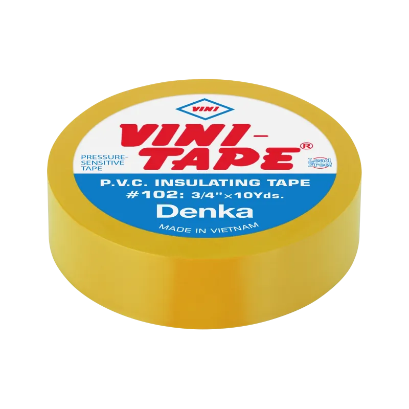 Taśma izolacyjna VINI-Japan 102 0.15x19x10 żółta Taśma izolacyjna VINI-Japan 102 0.15x19x10 żółta