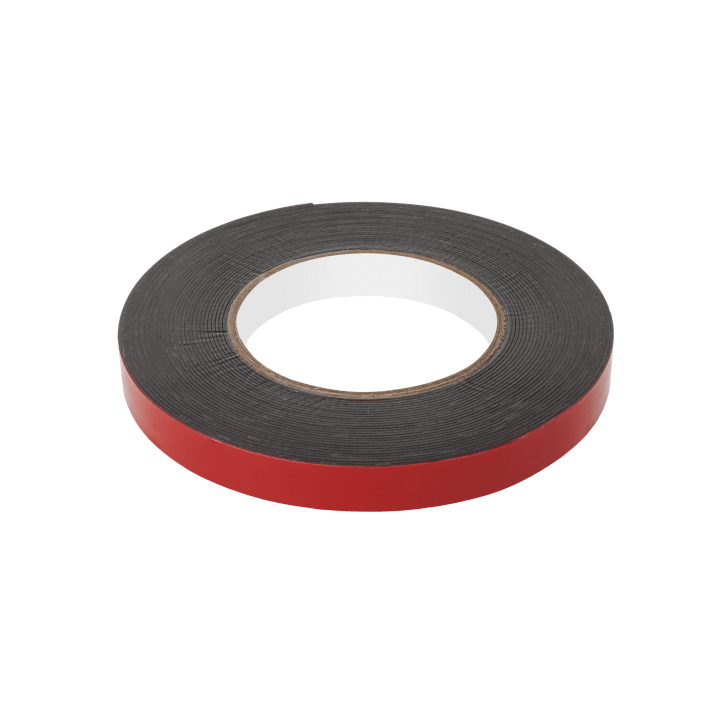 Taśma piankowa dwustronna REBEL (1 mm x 15 mm x 10 m) czarna Taśma piankowa dwustronna REBEL (1 mm x 15 mm x 10 m) czarna