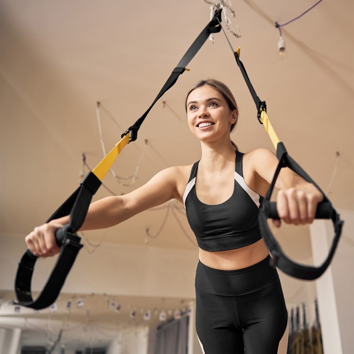 Taśmy treningowe TRX P3-3 , pasy do ćwiczeń, REBEL ACTIVE Taśmy treningowe TRX P3-3 , pasy do ćwiczeń, REBEL ACTIVE