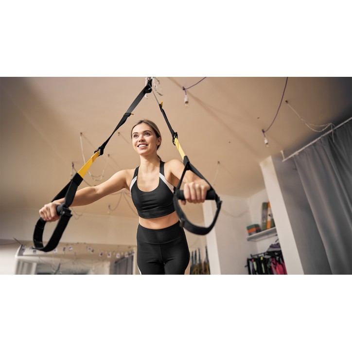 Taśmy treningowe TRX P3-3 , pasy do ćwiczeń, REBEL ACTIVE Taśmy treningowe TRX P3-3 , pasy do ćwiczeń, REBEL ACTIVE