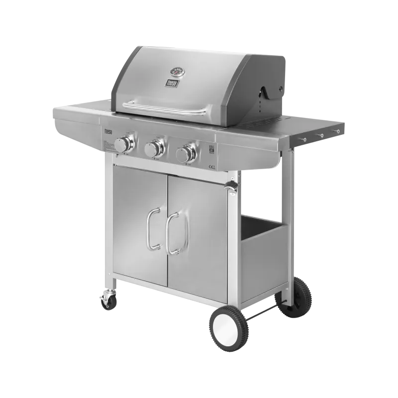 Teesa BBQ 3001 Master Grill gazowy - 3 palniki- miejsce na butlę Teesa BBQ 3001 Master Grill gazowy - 3 palniki- miejsce na butlę