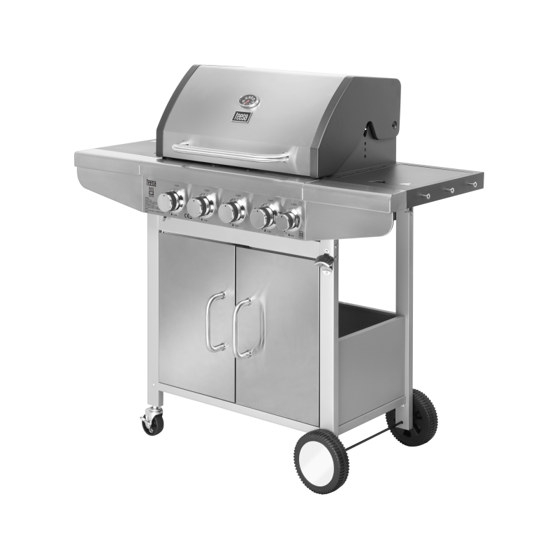Teesa BBQ 5001 Master Grill gazowy - 5 palinków - miejsce na butlę