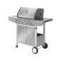 Teesa BBQ 5001 Master Grill gazowy - 5 palinków - miejsce na butlę Teesa BBQ 5001 Master Grill gazowy - 5 palinków - miejsce na butlę