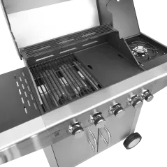 Teesa BBQ 5001 Master Grill gazowy - 5 palinków - miejsce na butlę