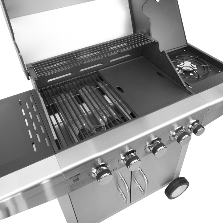 Teesa BBQ 5001 Master Grill gazowy - 5 palinków - miejsce na butlę Teesa BBQ 5001 Master Grill gazowy - 5 palinków - miejsce na butlę