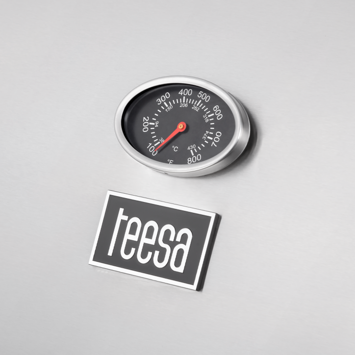 Teesa BBQ 5001 Master Grill gazowy - 5 palinków - miejsce na butlę Teesa BBQ 5001 Master Grill gazowy - 5 palinków - miejsce na butlę