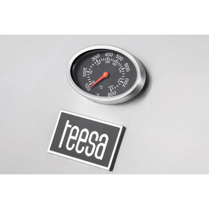 Teesa BBQ 5001 Master Grill gazowy - 5 palinków - miejsce na butlę Teesa BBQ 5001 Master Grill gazowy - 5 palinków - miejsce na butlę