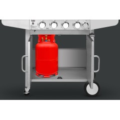 Teesa BBQ 5001 Master Grill gazowy - 5 palinków - miejsce na butlę