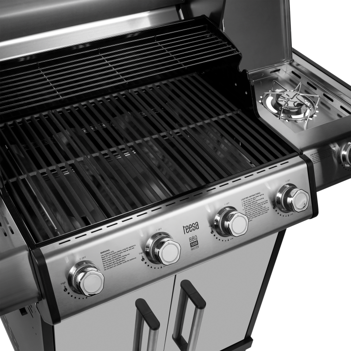 Teesa BBQ 5006 MASTER grill gazowy - 5 palników- miejsce na butlę Teesa BBQ 5006 MASTER grill gazowy - 5 palników- miejsce na butlę