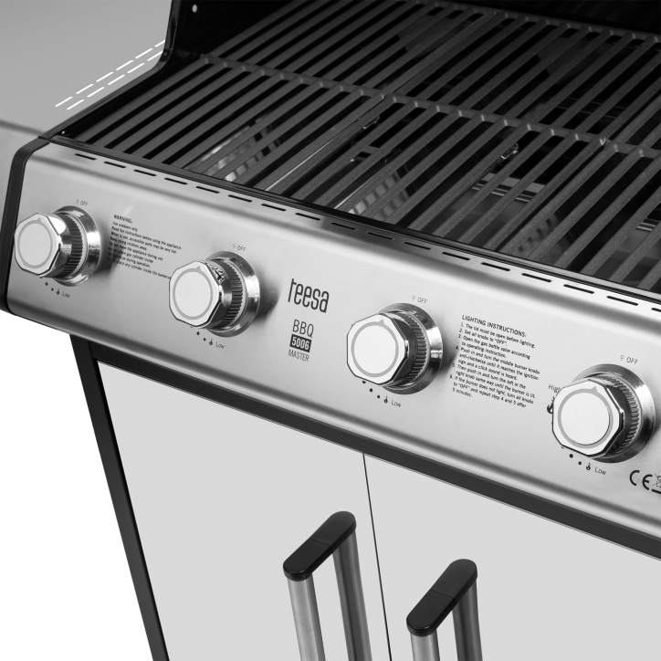 Teesa BBQ 5006 MASTER grill gazowy - 5 palników- miejsce na butlę Teesa BBQ 5006 MASTER grill gazowy - 5 palników- miejsce na butlę