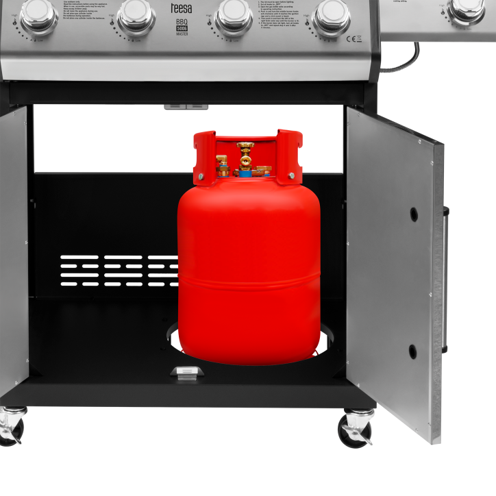 Teesa BBQ 5006 MASTER grill gazowy - 5 palników- miejsce na butlę Teesa BBQ 5006 MASTER grill gazowy - 5 palników- miejsce na butlę