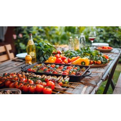 Grill gazowy Teesa BBQ 5007 MASTER - 5 palników, miejsce na butlę