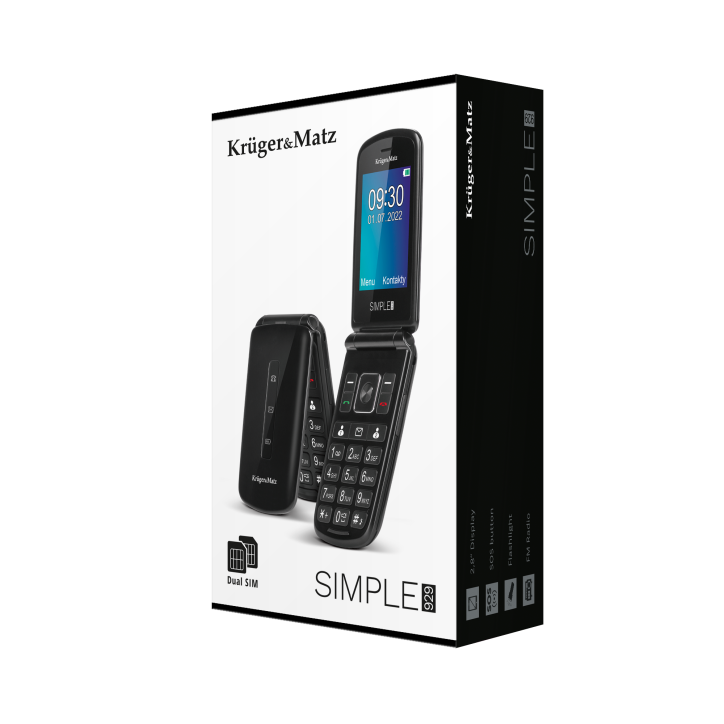 Telefon GSM dla seniora Kruger&Matz Simple 929 Telefon GSM dla seniora Kruger&Matz Simple 929