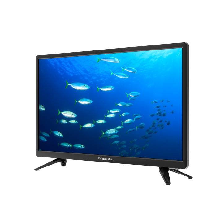 Telewizor Kruger&Matz 22" seria F, FHD z tunerem DVB-T2