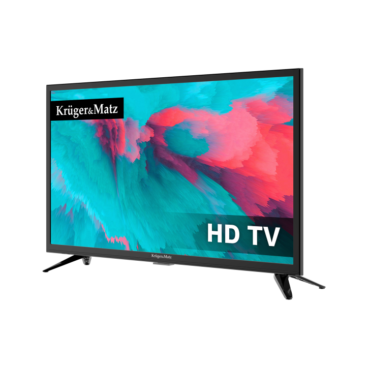 Telewizor Kruger&Matz 24" HD DVB-T2 H.265 HEVC 230/12V Telewizor Kruger&Matz 24" HD DVB-T2 H.265 HEVC 230/12V