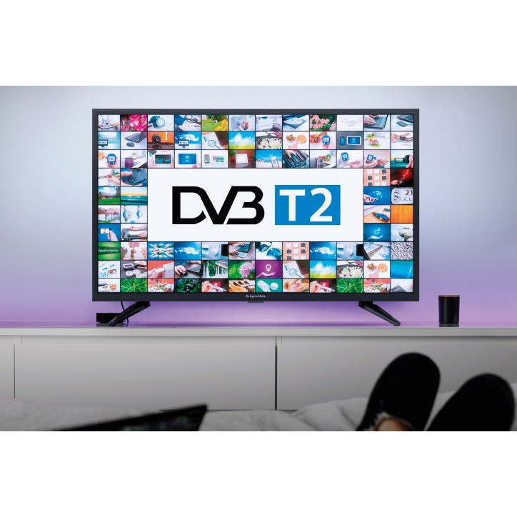 Telewizor Kruger&Matz 24" HD DVB-T2 H.265 HEVC 230/12V Telewizor Kruger&Matz 24" HD DVB-T2 H.265 HEVC 230/12V