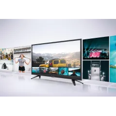 Telewizor Kruger&Matz 24" HD DVB-T2 H.265 HEVC 230/12V