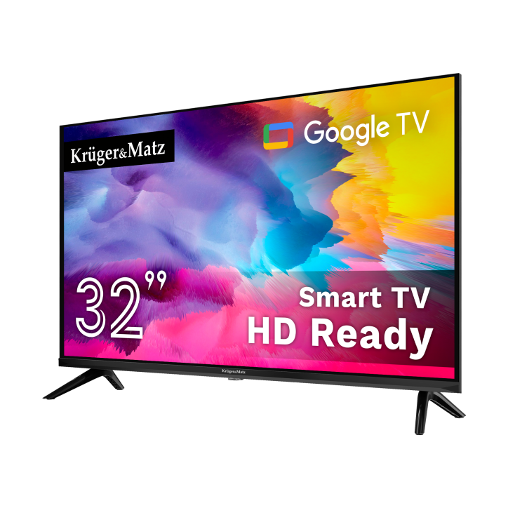 Telewizor Kruger&Matz 32" HD Google TV, DVB-T2/S2/T/C H.265 HEVC Telewizor Kruger&Matz 32" HD Google TV, DVB-T2/S2/T/C H.265 HEVC